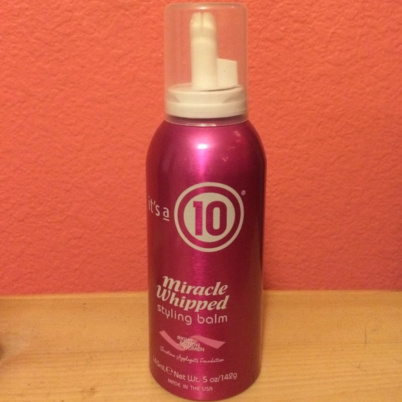 "It's a 10" Miracle Whipped styling balm