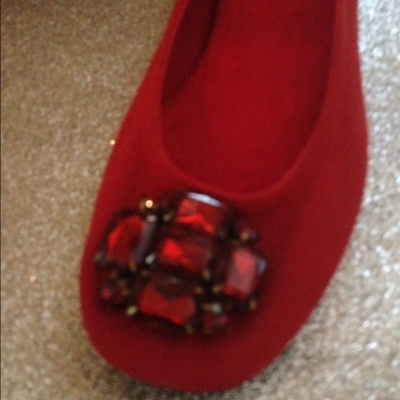 ππππRed Steve Madden Flats ππππ - Picture 3 of 4