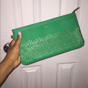 Green Ralph Lauren clutch