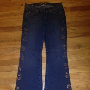 Size 13 Jeans with Bedazzled Design