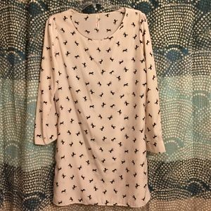 Boutique tunic with horses