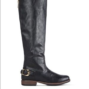 Knee high black boots