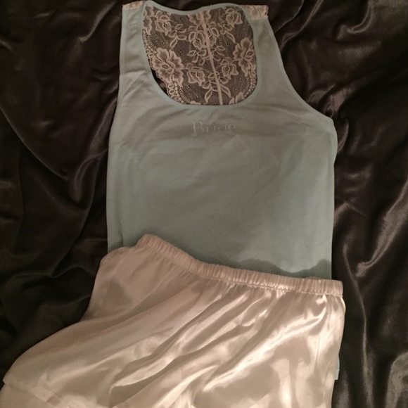 Bride razor back top and shorts