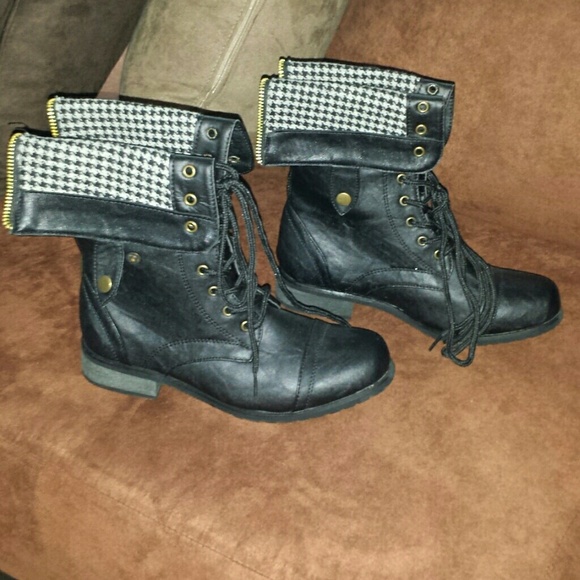 Black Combat Boots