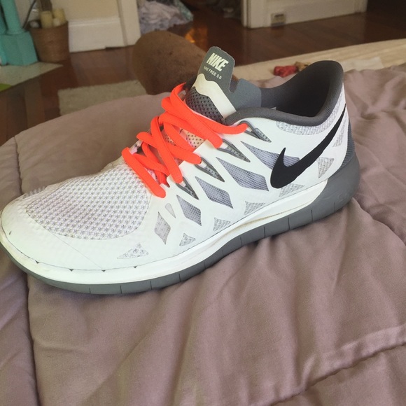 Nike free run 5.0 white