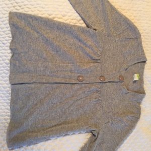 Jcrew Cashmere gray swing cardigan
