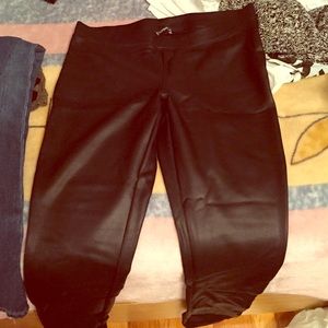 Express faux leather pants