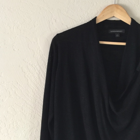 Banana Republic convertible drape front cardigan