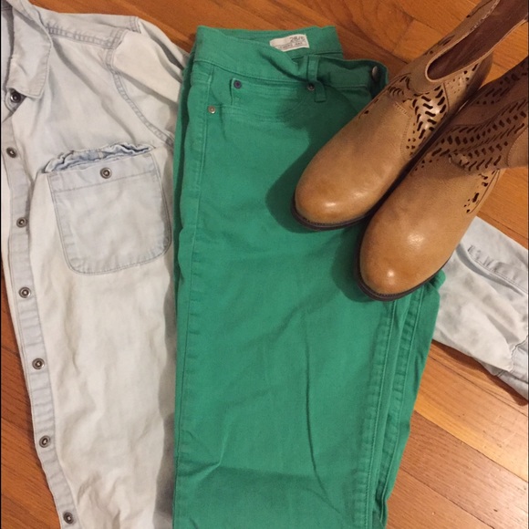 Gap green legging Jean
