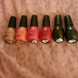 Bundle of 6 Sinful Colors Nail Polishes