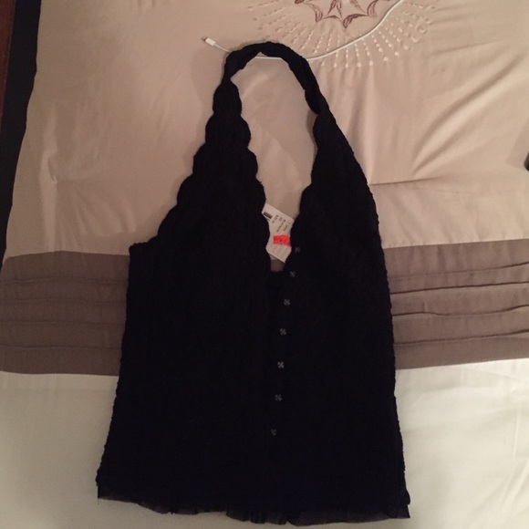 KIMCHI BLUE HALTER TOP