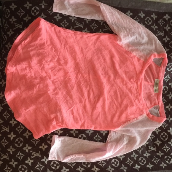 Coral blouse