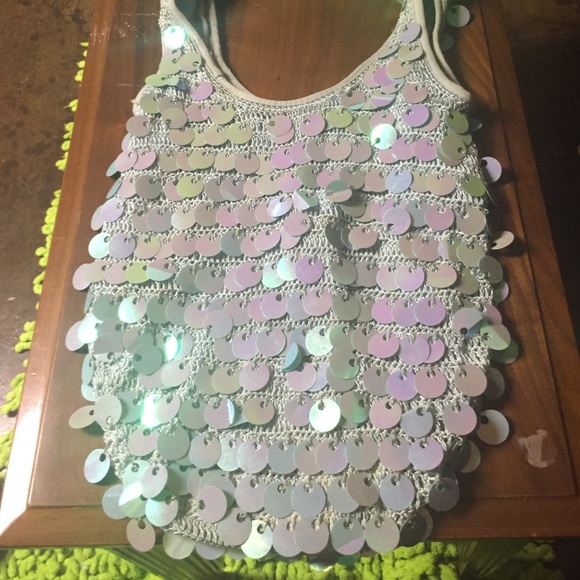 Sequin purse