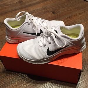 Nike Free 4.0 v3 White Black White 6.5 Shoes women