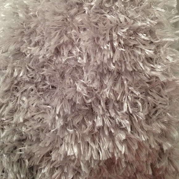 Warm silver fuzzy scarf! - Picture 2 of 4