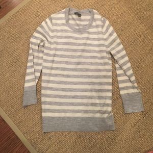 Ann Taylor striped sweater. Merino wool.