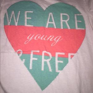 We are young and free, American Eagles shirt