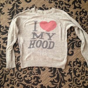 I love my hood sweater