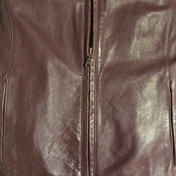 Nicole Miller Genuine Leather Jacket - Picture 3 of 3