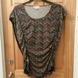 Coloful MK Aztec Print Blouse