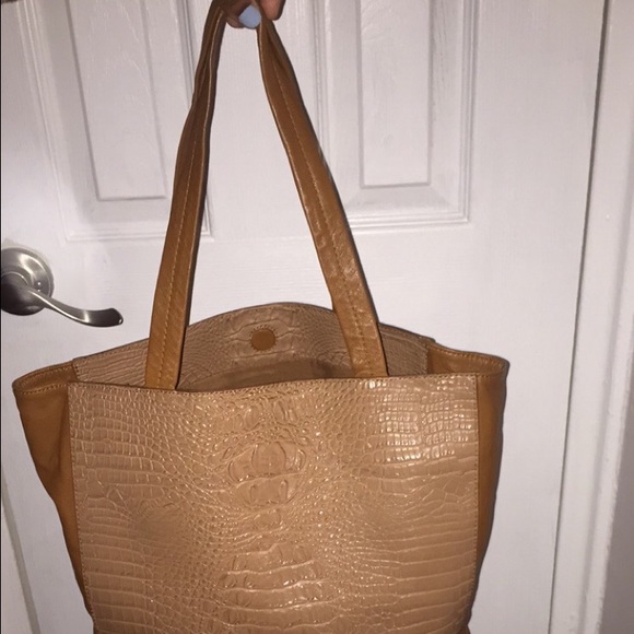 Brown snake skin bag - Picture 3 of 4