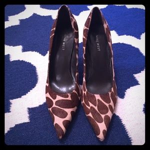 Nine West Print Heels
