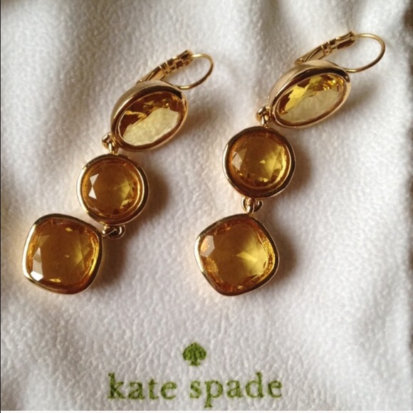 Kate Spade Waterfall earrings -nwot