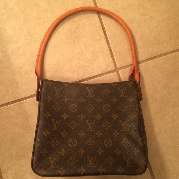 Brown Midi Looping Bag