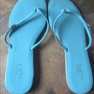 Ann Taylor loft blue sandals size 9