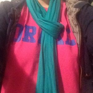 Turquoise Express scarf