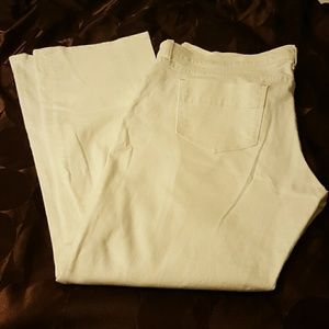 Old Navy white boot cut Jean