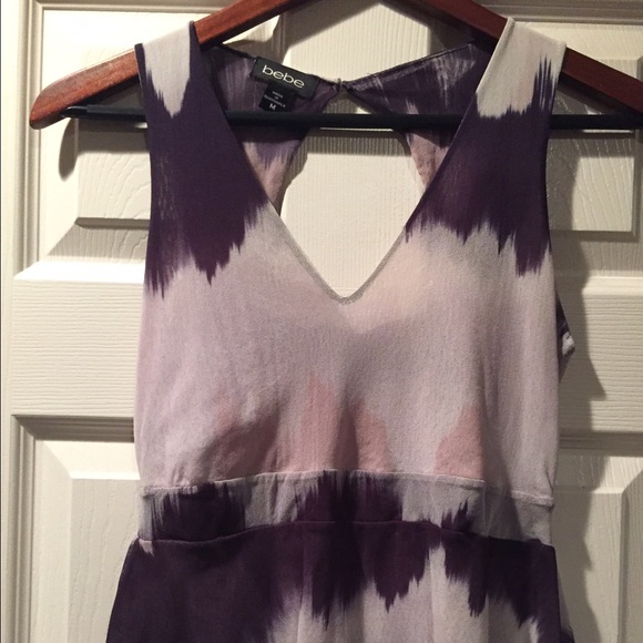 Bebe mesh fitted top, very pretty
