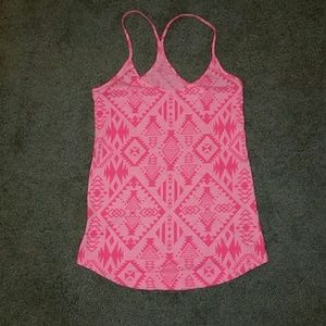 PINK Victoria's Secret T-back Tank Aztec print