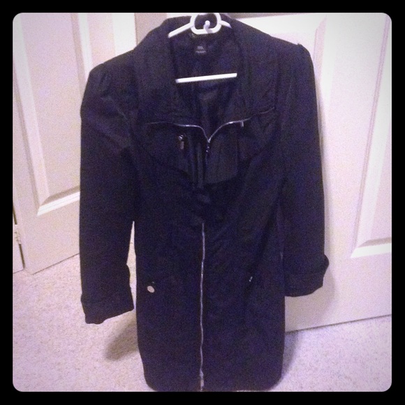 Black rain/ trench coat