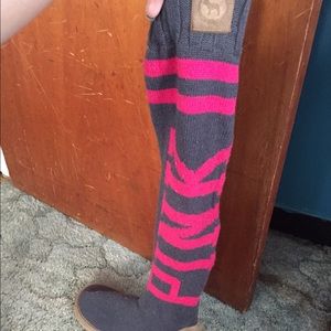 PINK Victoria's Secret slippers.