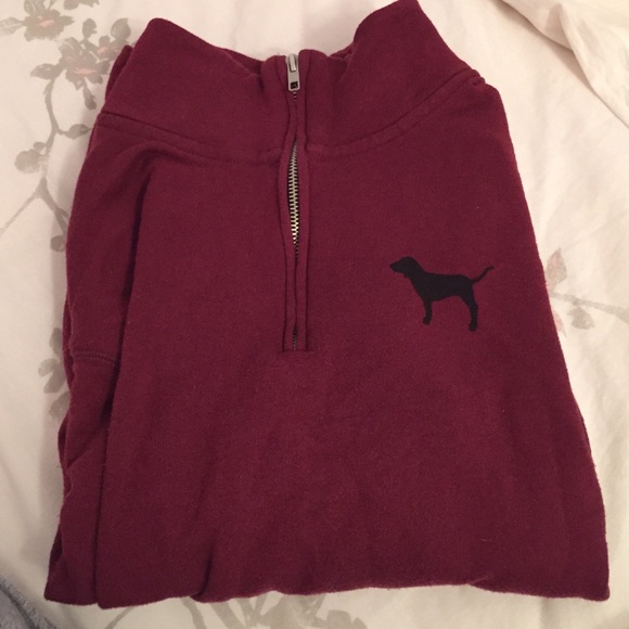 XS burgundy pink zip up