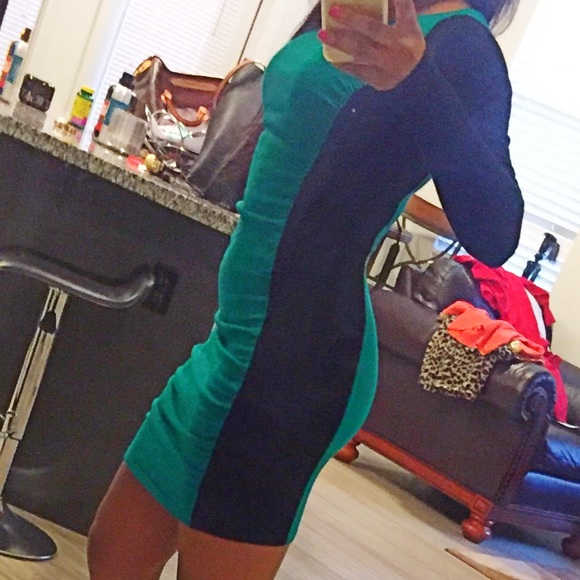 Color Block Dress - Picture 2 of 2