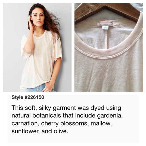 Flower-dyed Heathered Tunic Shirt - Picture 2 of 3