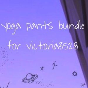 3 pairs of yoga pants for @victoria3528
