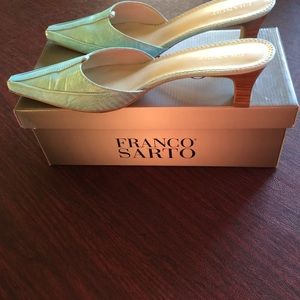 Final Price Franco Sarto All Leather Sling Back