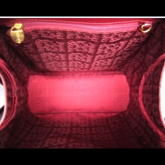 Vintage Cartier Burgundy Signature Backpack main image 4