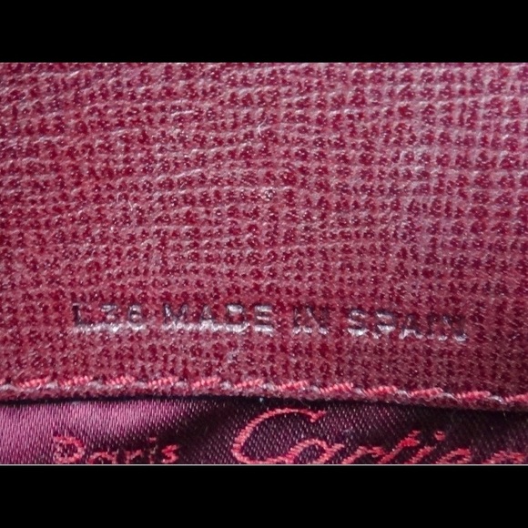 Vintage Cartier Burgundy Signature Backpack