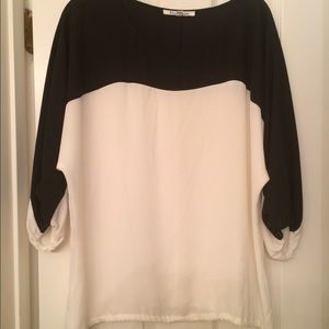 Black and cream boutique shirt