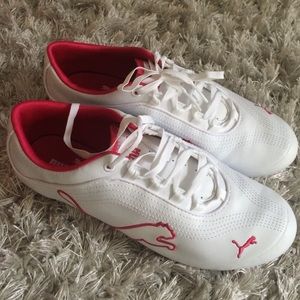 Puma women white shoes