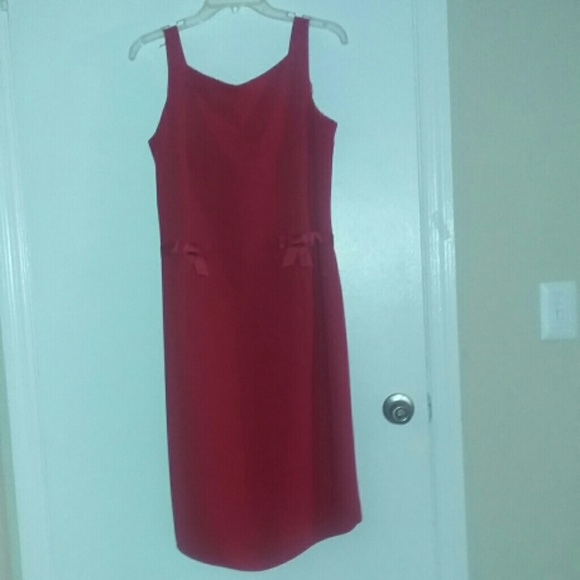 Ruby Red midi dress