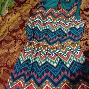Multi color Aztec Dress