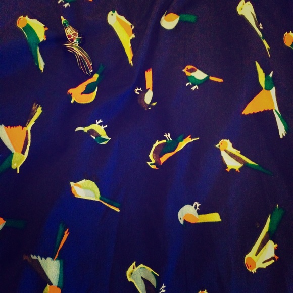 ❌SOLD❌Bird Print Mini Skirt