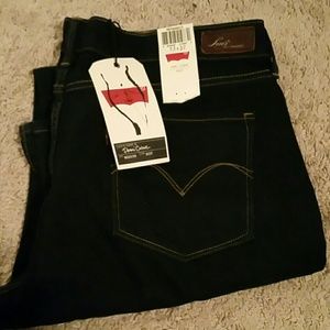 Levi's Demi Curve dark wash jeans