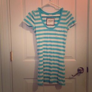 Abercrombie and Fitch stripped long shirt!