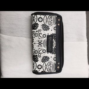 Loungefly sugar skull wallet